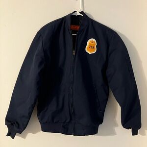 Red Kap Navy Official US TSA Work Bomber Jacket Size Small Unisex